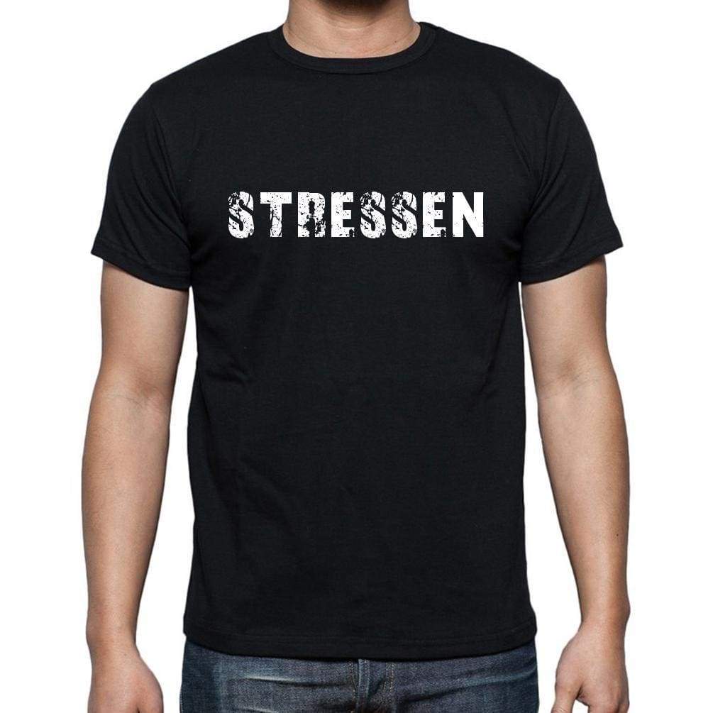 Stressen Mens Short Sleeve Round Neck T-Shirt - Casual