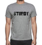 Sturdy Grey Mens Short Sleeve Round Neck T-Shirt 00018 - Grey / S - Casual