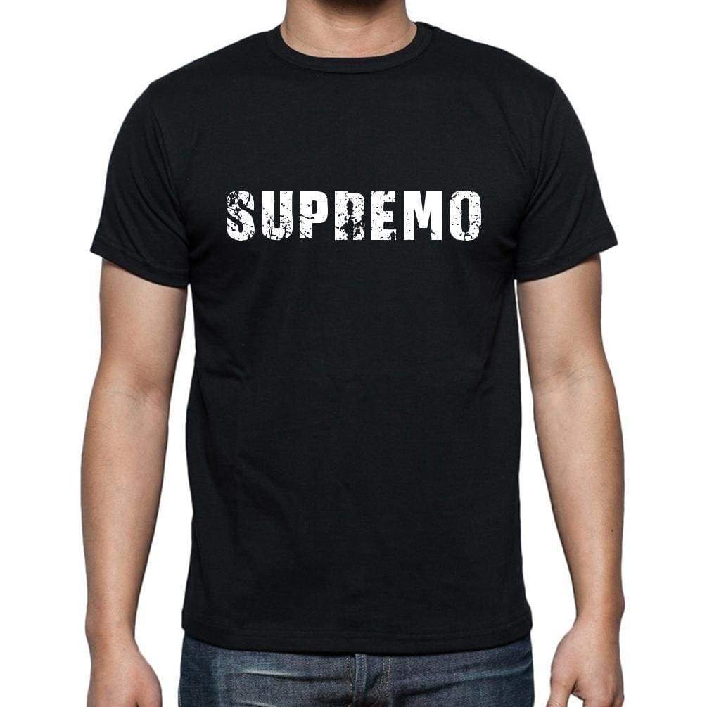 Supremo Mens Short Sleeve Round Neck T-Shirt - Casual