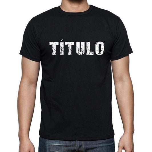 T­tulo Mens Short Sleeve Round Neck T-Shirt - Casual