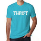 Thrift Mens Short Sleeve Round Neck T-Shirt - Blue / S - Casual