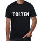 Torten Mens Vintage T Shirt Black Birthday Gift 00554 - Black / Xs - Casual