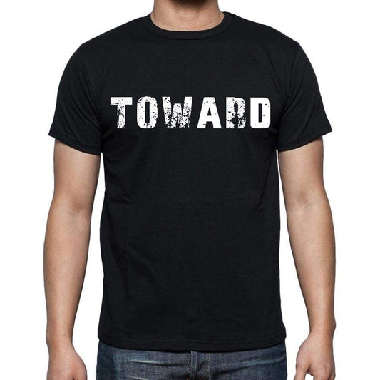 Toward White Letters Mens Short Sleeve Round Neck T-Shirt 00007