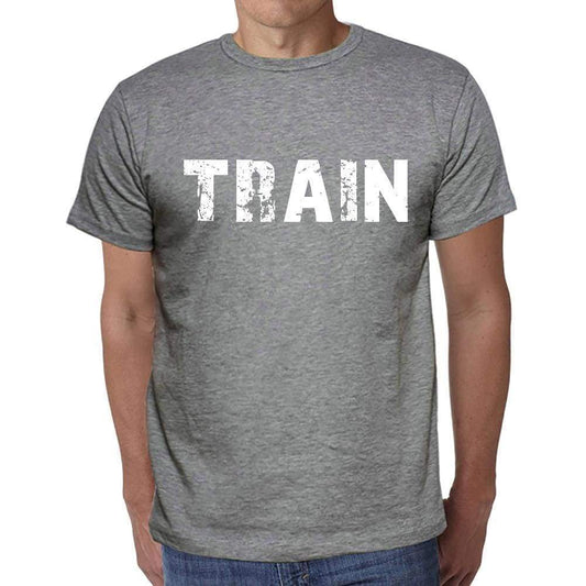 Train Mens Short Sleeve Round Neck T-Shirt 00042 - Casual