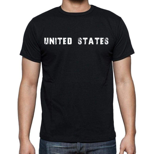 United States T-Shirt For Men Short Sleeve Round Neck Black T Shirt For Men - T-Shirt