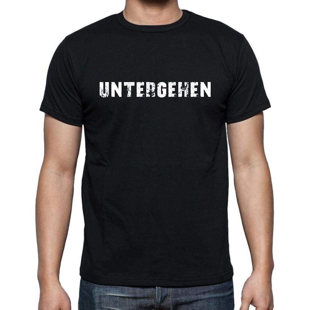 Untergehen Mens Short Sleeve Round Neck T-Shirt - Casual