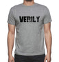 Verily Grey Mens Short Sleeve Round Neck T-Shirt 00018 - Grey / S - Casual