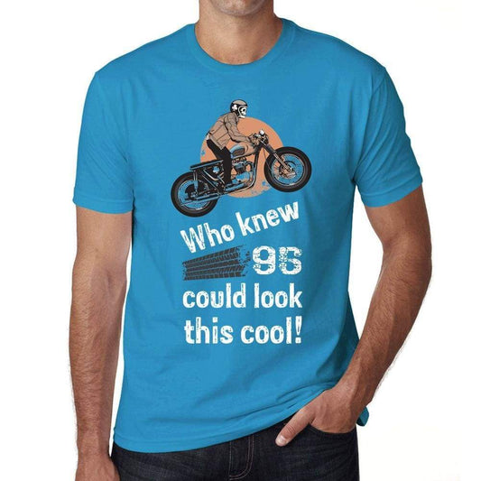 Who Knew 95 Could Look This Cool Mens T-Shirt Blue Birthday Gift 00472 - Blue / Xs - Casual