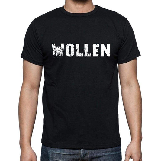 Wollen Mens Short Sleeve Round Neck T-Shirt - Casual