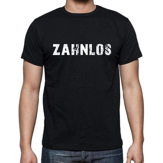 Zahnlos Mens Short Sleeve Round Neck T-Shirt - Casual